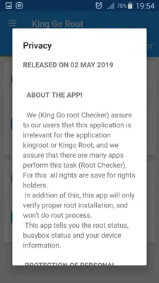 King Go Root Checker android App screenshot 0